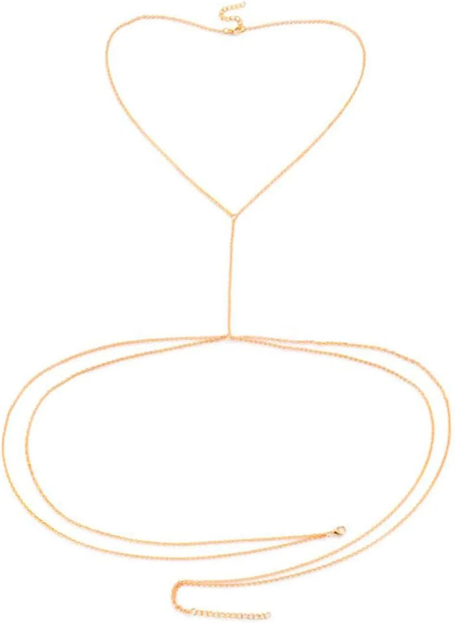 Sexy Body Chains for Women Summer Beach Belly Waist Chain Bikini Body Jewelry