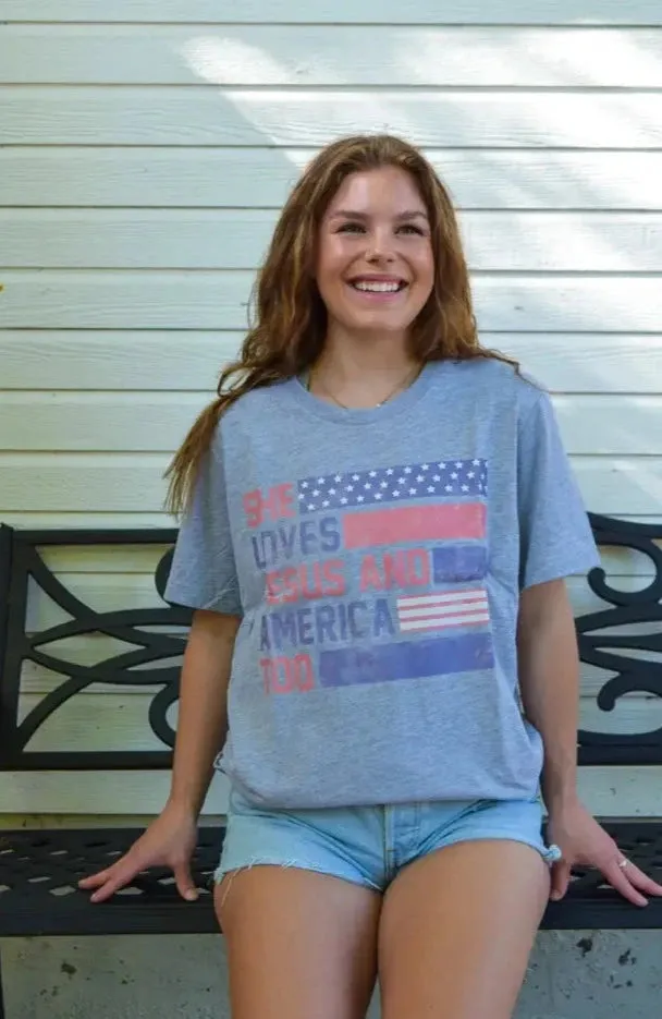 She Loves Jesus and America Too