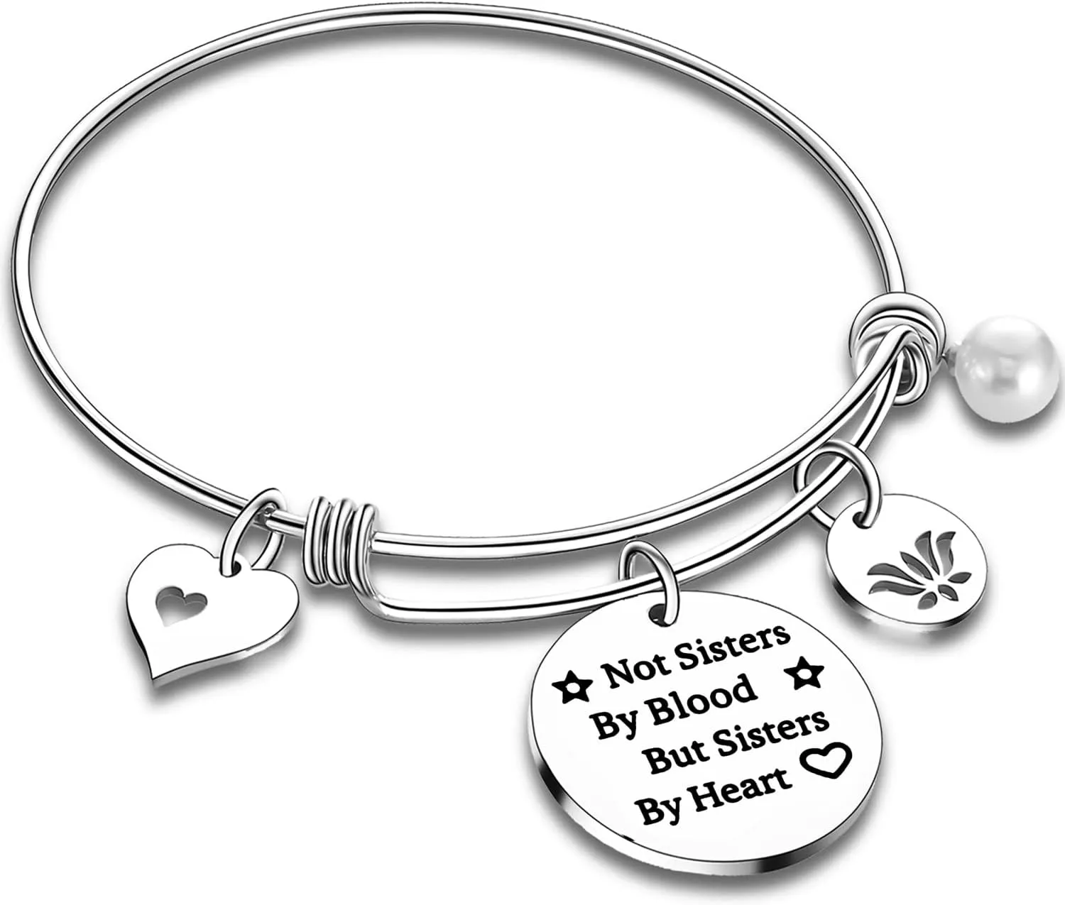 Sister Bracelets Expandable Bangles Gifts for Sisters Best Friend Jewelry Friendship Gifts
