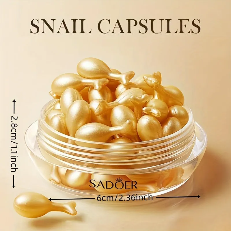 SnailRose Capsule Serum AntiAging Hydrating Travel Essentials