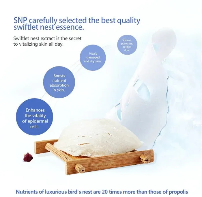 SNP Bird's Nest Aqua Ampoule Facial Mask