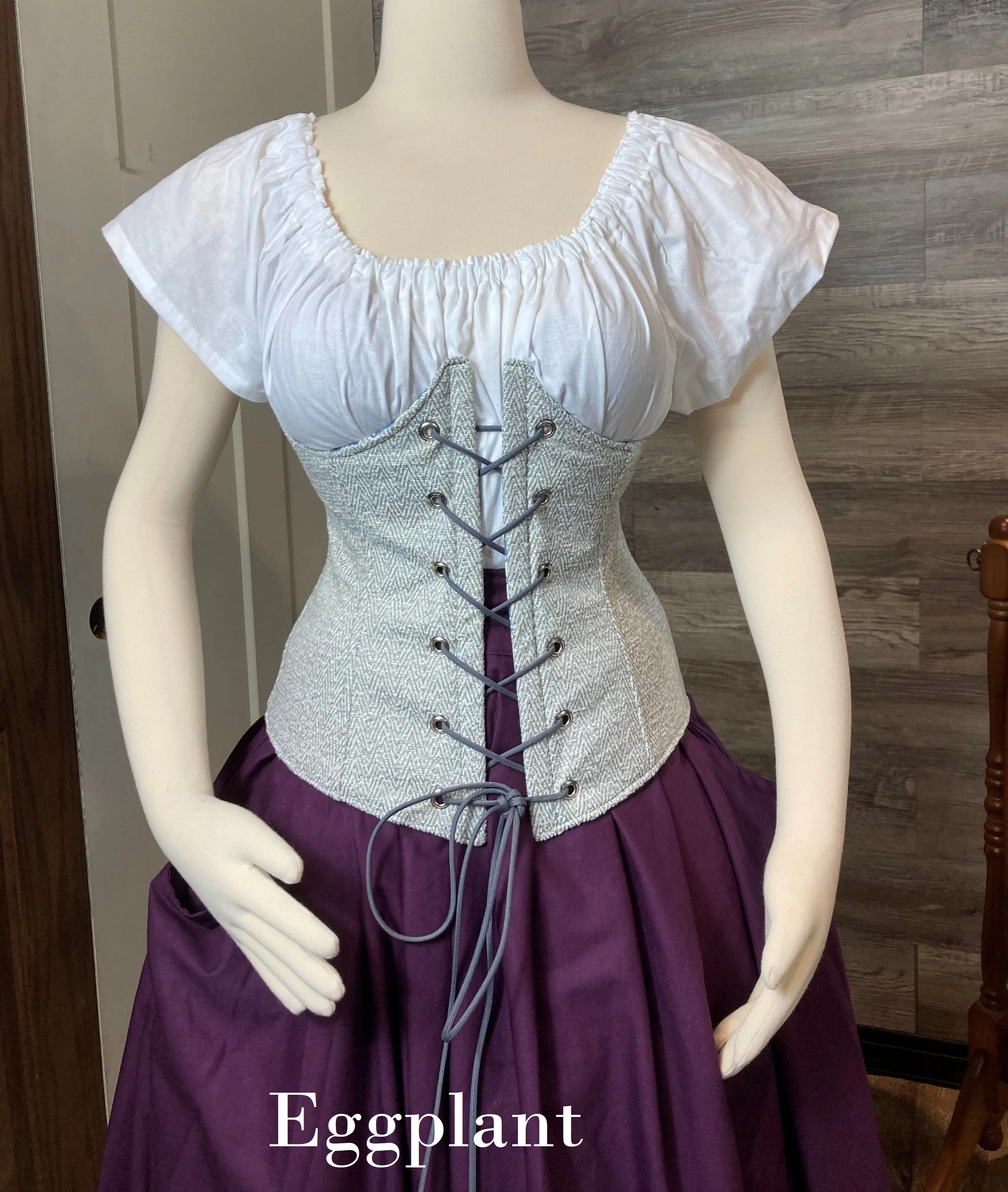 Solid Skirt with Pockets- Shades of Red