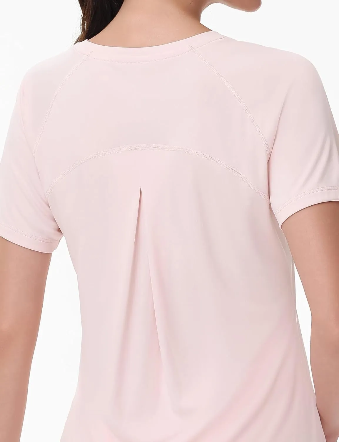 SPEXIAL Women's Short Sleeve Workout Tops Athletic Running Yoga Shirts Quick Dry T-Shirts UPF 50  Sun Shirt