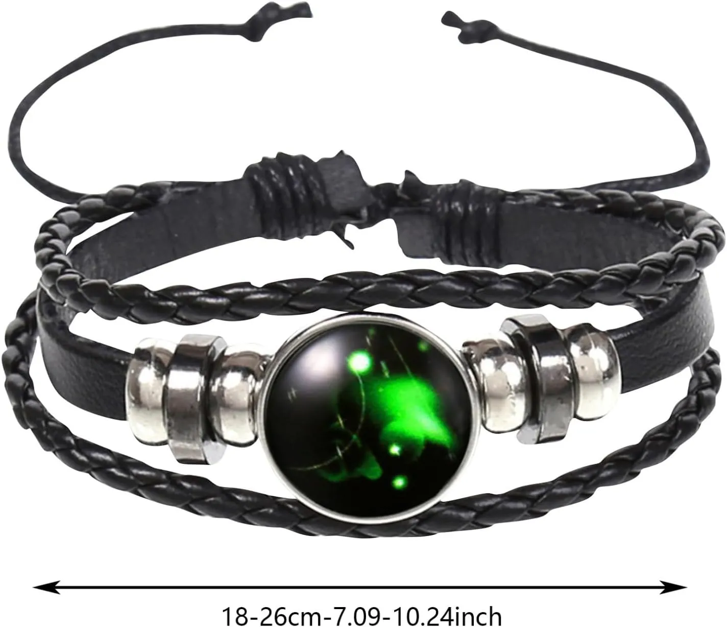 Spirilet Bracelet Zodiac Manifestation Bracelet Unisex Multilayer Adjustable Guardian 12 Constellations Bangles