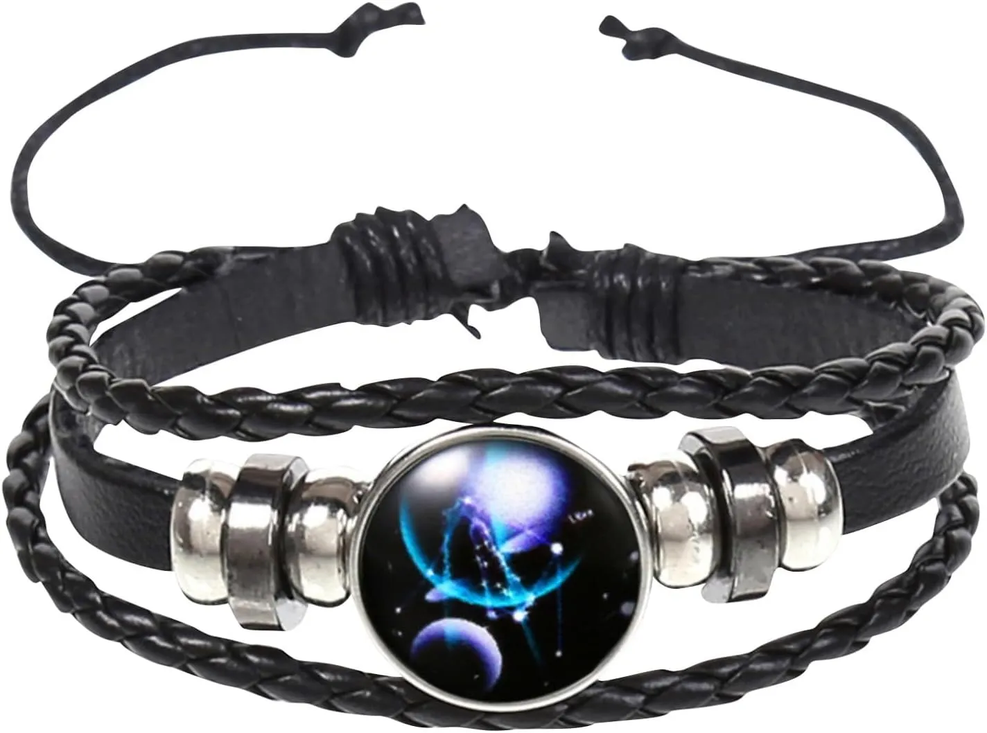 Spirilet Bracelet Zodiac Manifestation Bracelet Unisex Multilayer Adjustable Guardian 12 Constellations Bangles
