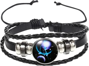 Spirilet Bracelet Zodiac Manifestation Bracelet Unisex Multilayer Adjustable Guardian 12 Constellations Bangles