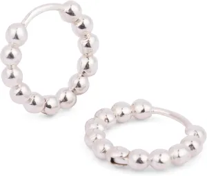 Sterling Silver Earrings - Recycled Sterling Silver Hoop Earrings, 925 Sterling Silver Earrings for Women, Hoop Earrings for Women