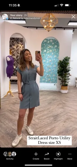 Strait Laced Porto Utility Dress
