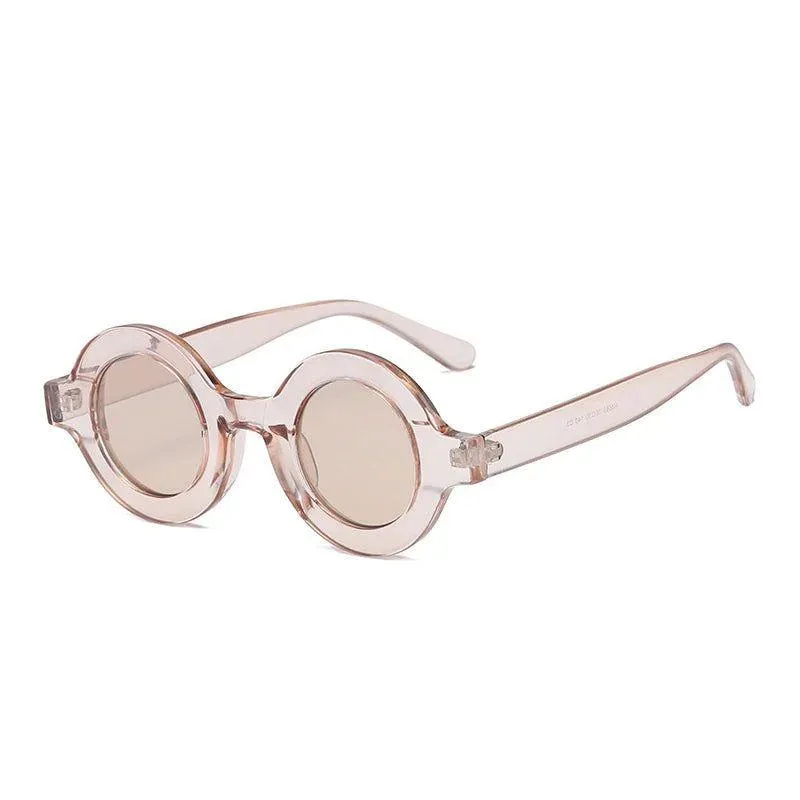 Stylish Retro Round Sunglasses with Anti-Blue Light Protection