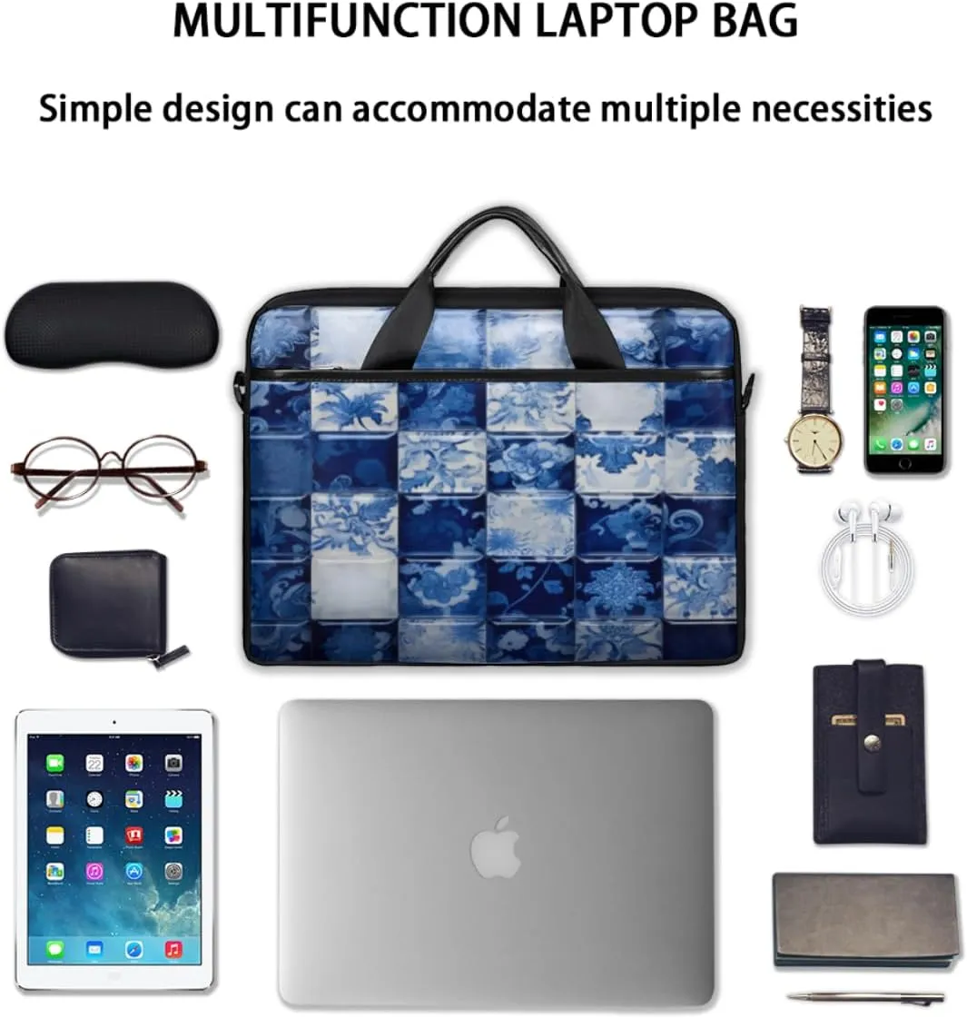 Summer Fun Style Laptop Shoulder Bag for Tablet Computer Notebook Sleeve Messenger Carrying Case Briefcase Tote