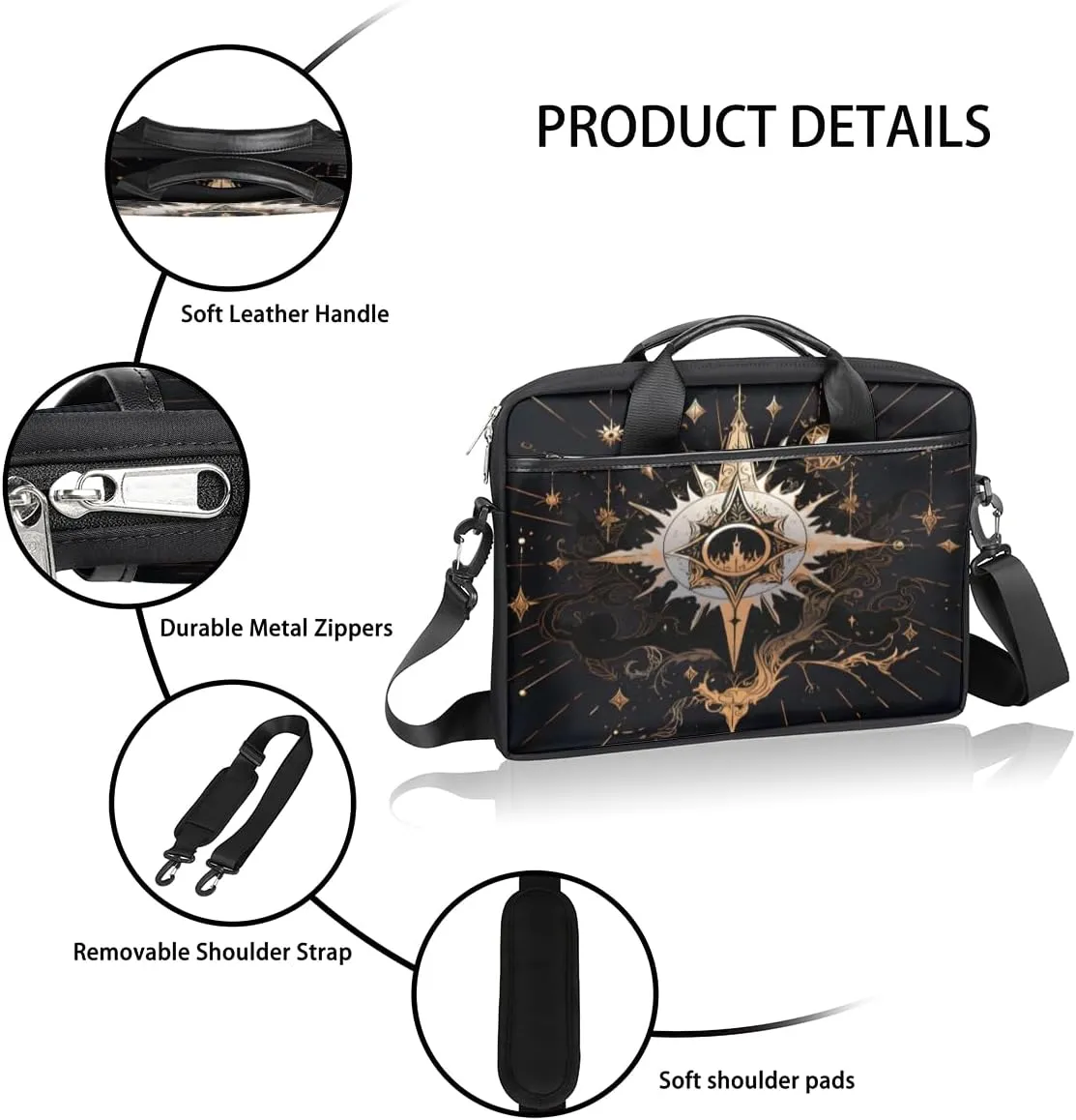 Summer Fun Style Laptop Shoulder Bag for Tablet Computer Notebook Sleeve Messenger Carrying Case Briefcase Tote