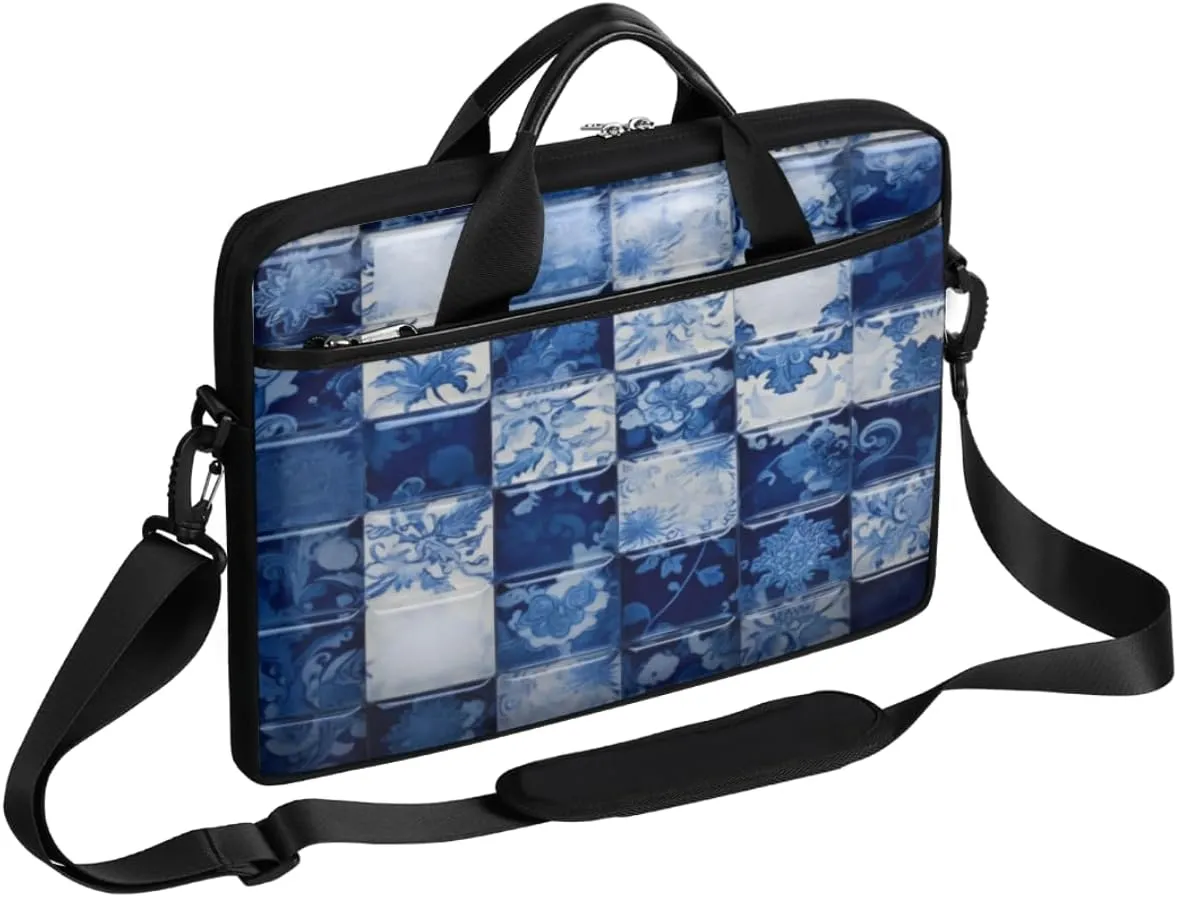 Summer Fun Style Laptop Shoulder Bag for Tablet Computer Notebook Sleeve Messenger Carrying Case Briefcase Tote