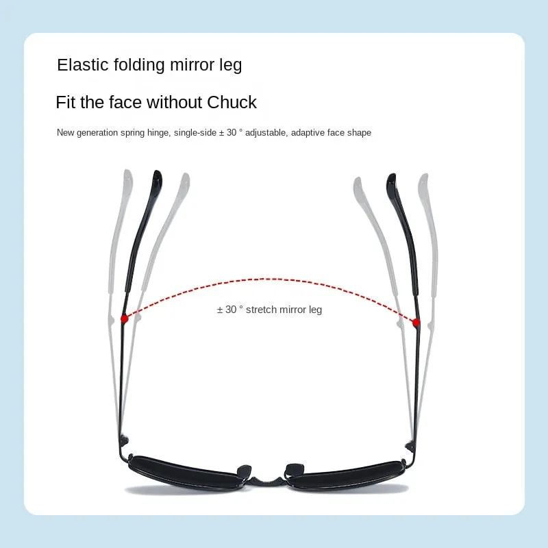 Sunglasses sun Shades Folding Men's and Women's Summer High Grade Protection UV Protection Driving Trendy Polarized unisex
