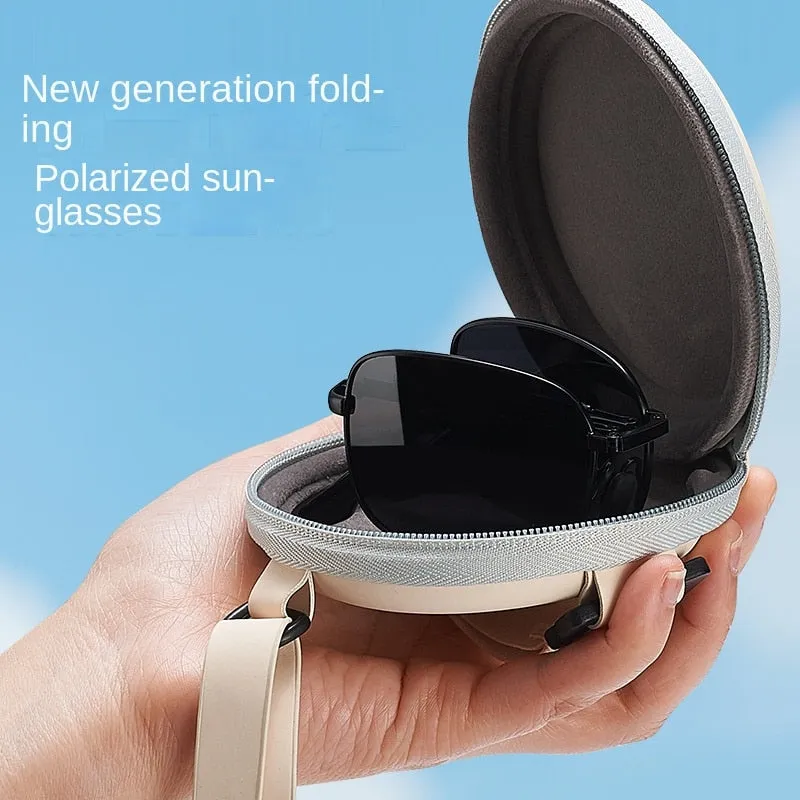 Sunglasses sun Shades Folding Men's and Women's Summer High Grade Protection UV Protection Driving Trendy Polarized unisex