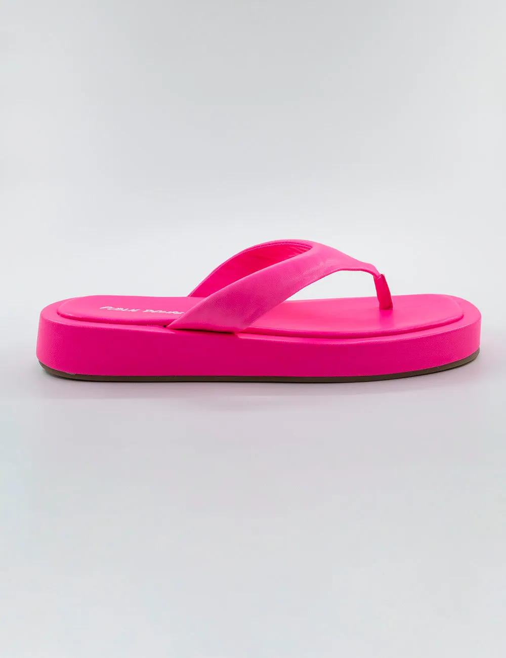 Surfs Up Pink Flatform Flip Flop Sandals