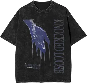 T Shirts for Men Over Sized Loose Fit T-Shirt Heavy Cotton Washed Vintage Tee Unisex Shirts