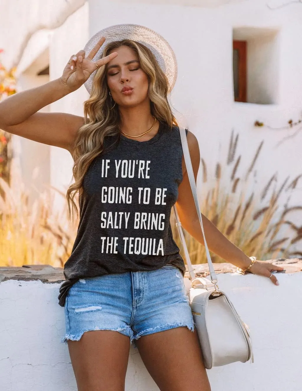 Tank Tops for Women Summer Print Sleeveless T Shirts Casual Loose Graphic Tee Tunic Blouses 2025