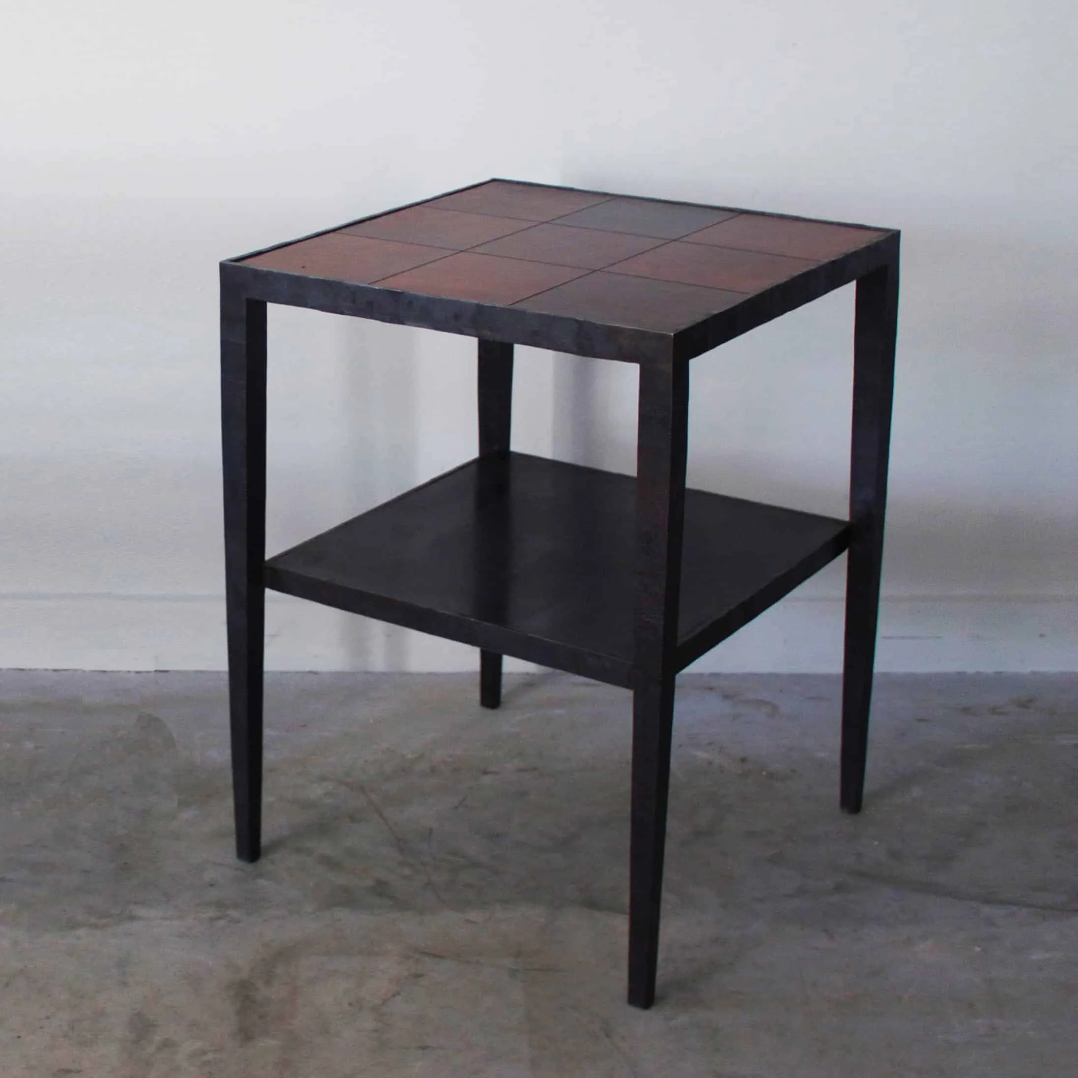 Tapered Two Tiered Side Table