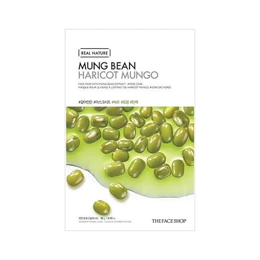The Face Shop Real Nature Face Mask with Mung Bean Extract