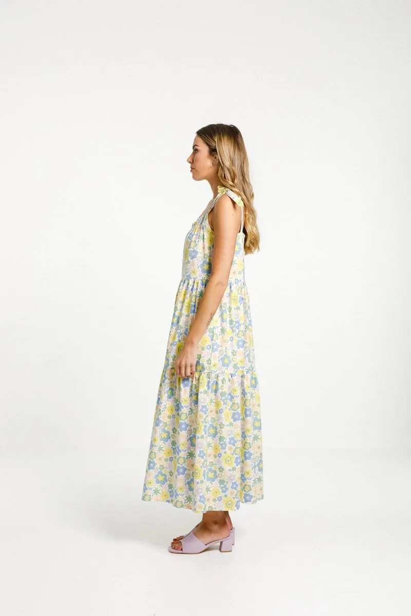 Thing Thing - Tie Up Ziggy Dress - Paradise Print