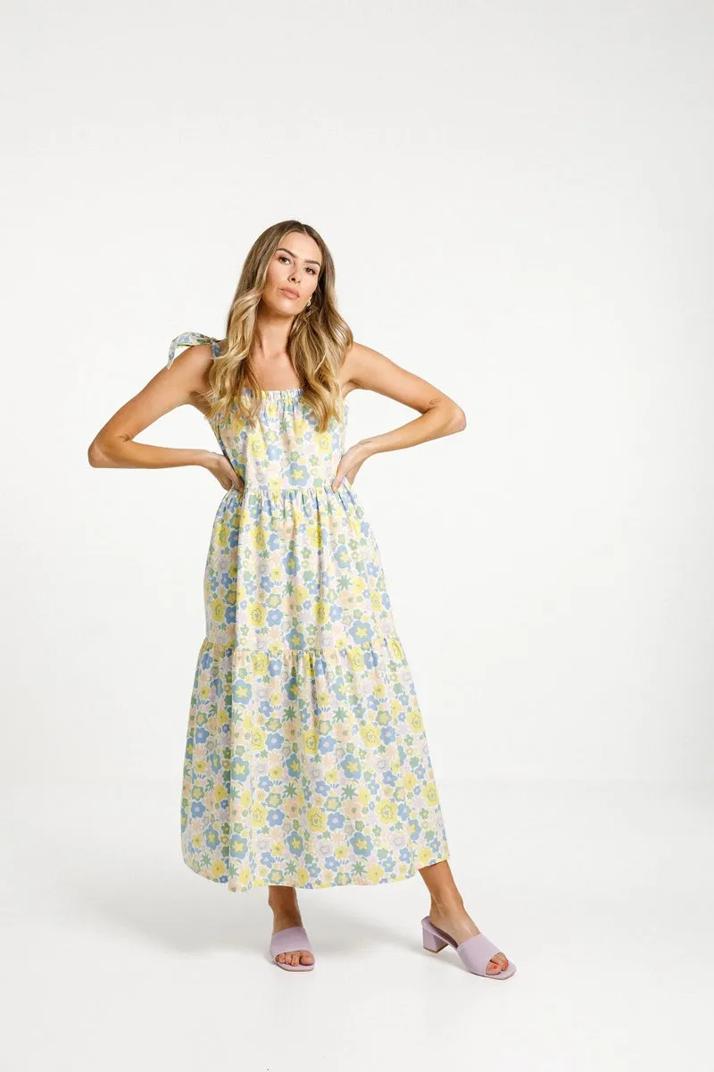 Thing Thing - Tie Up Ziggy Dress - Paradise Print