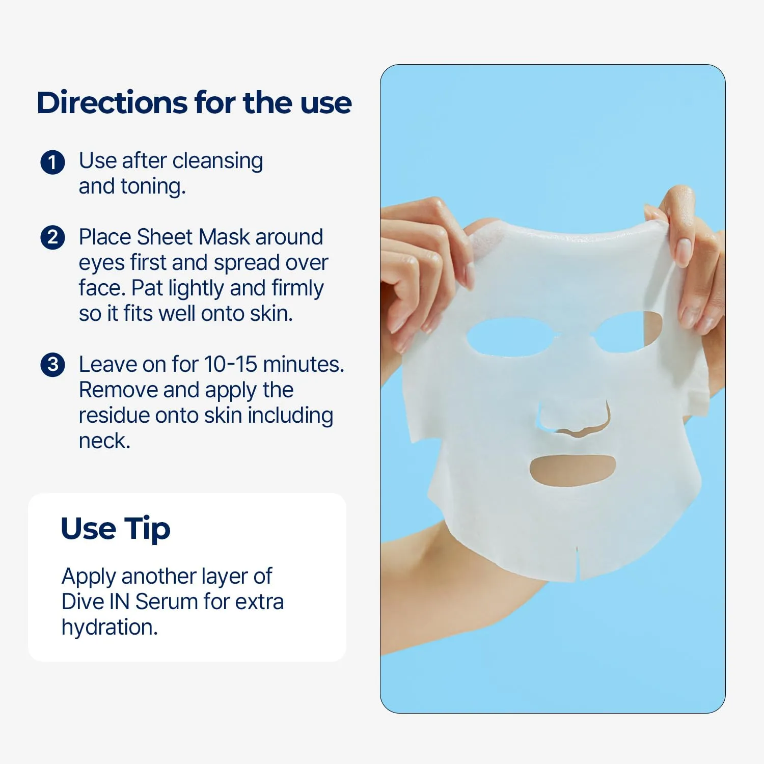 Torriden DIVE IN Low Molecular Hyaluronic Mask
