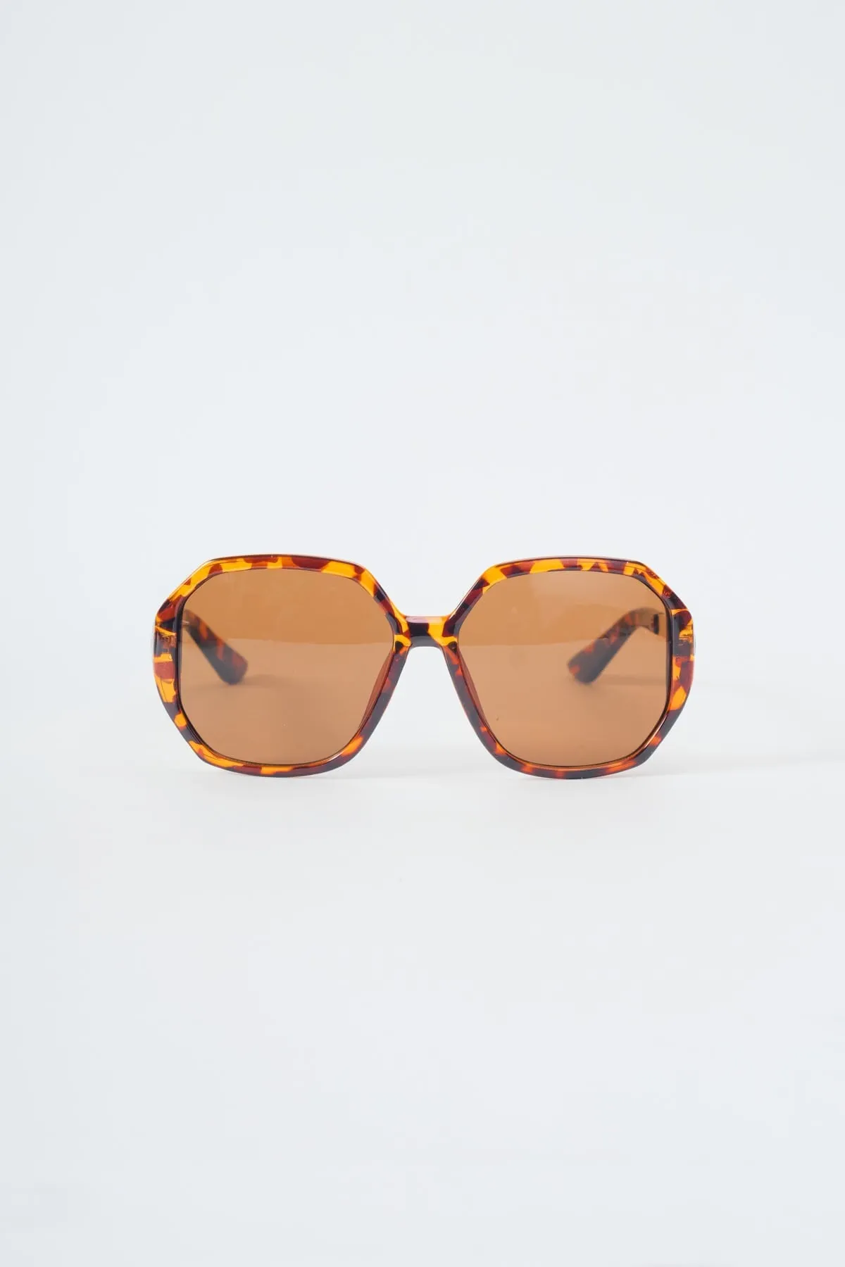 Tortoise Shell Round Frame Sunglasses