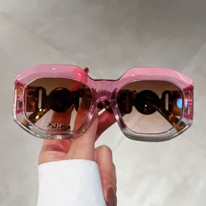 Trendy Vintage Oversize Sunglasses