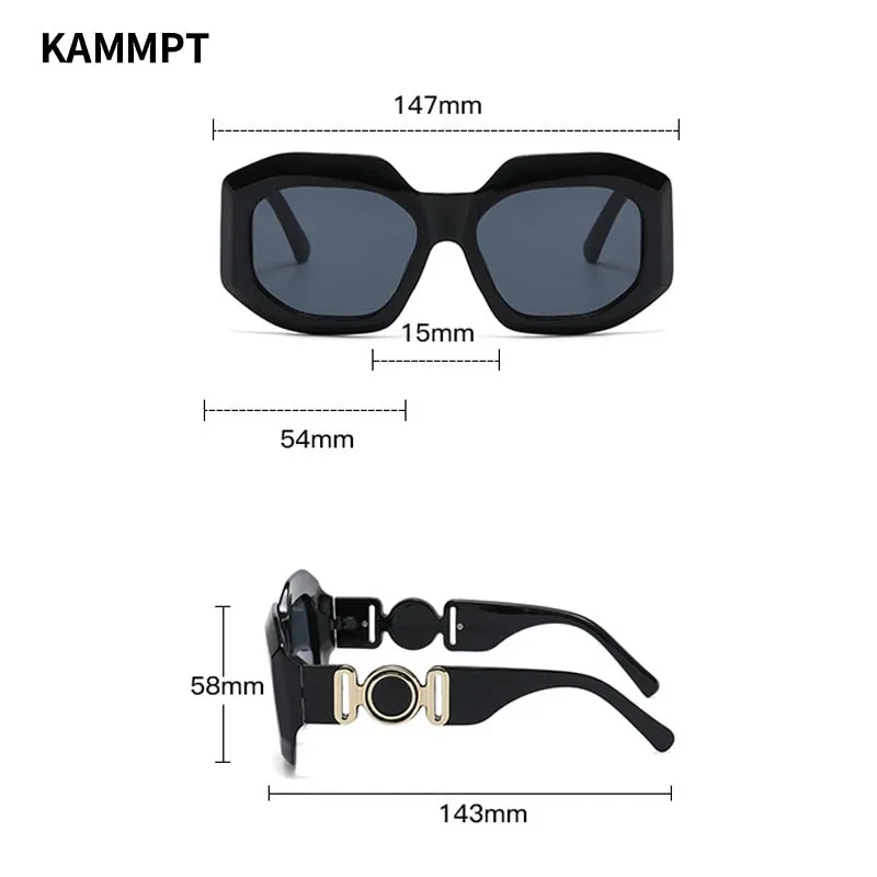 Trendy Vintage Oversize Sunglasses