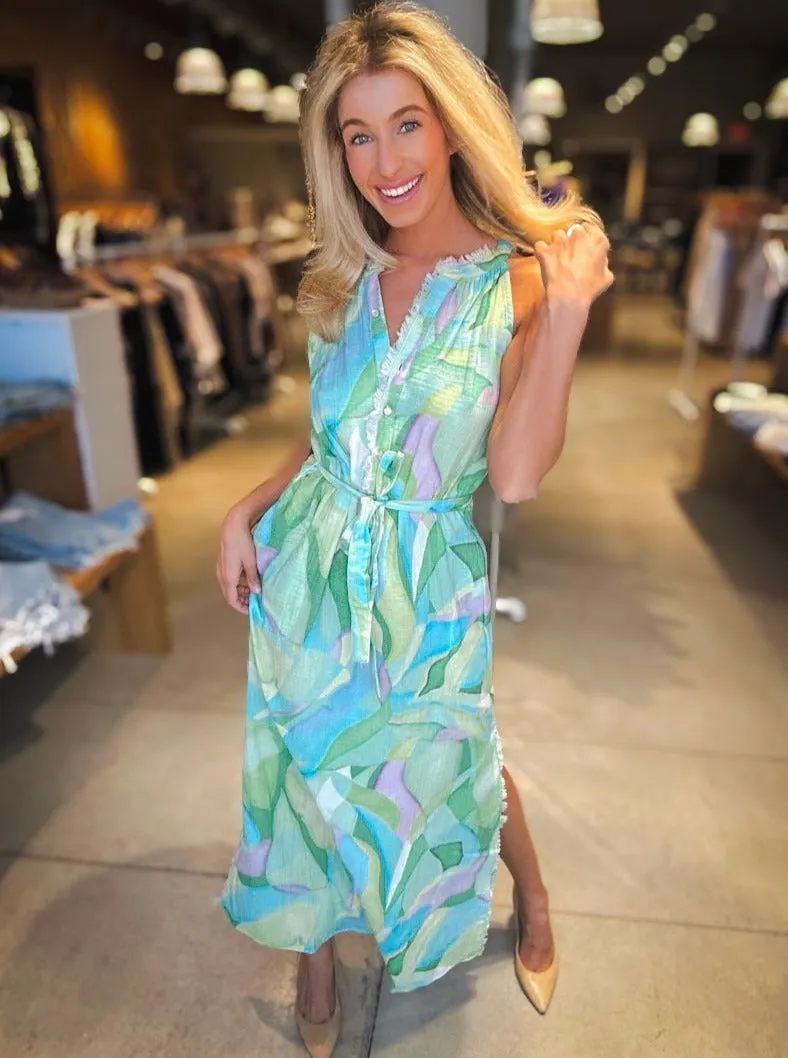 Tribal Seaside Escape Maxi Dress