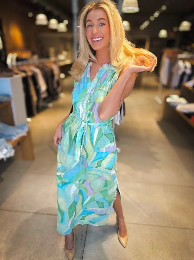 Tribal Seaside Escape Maxi Dress