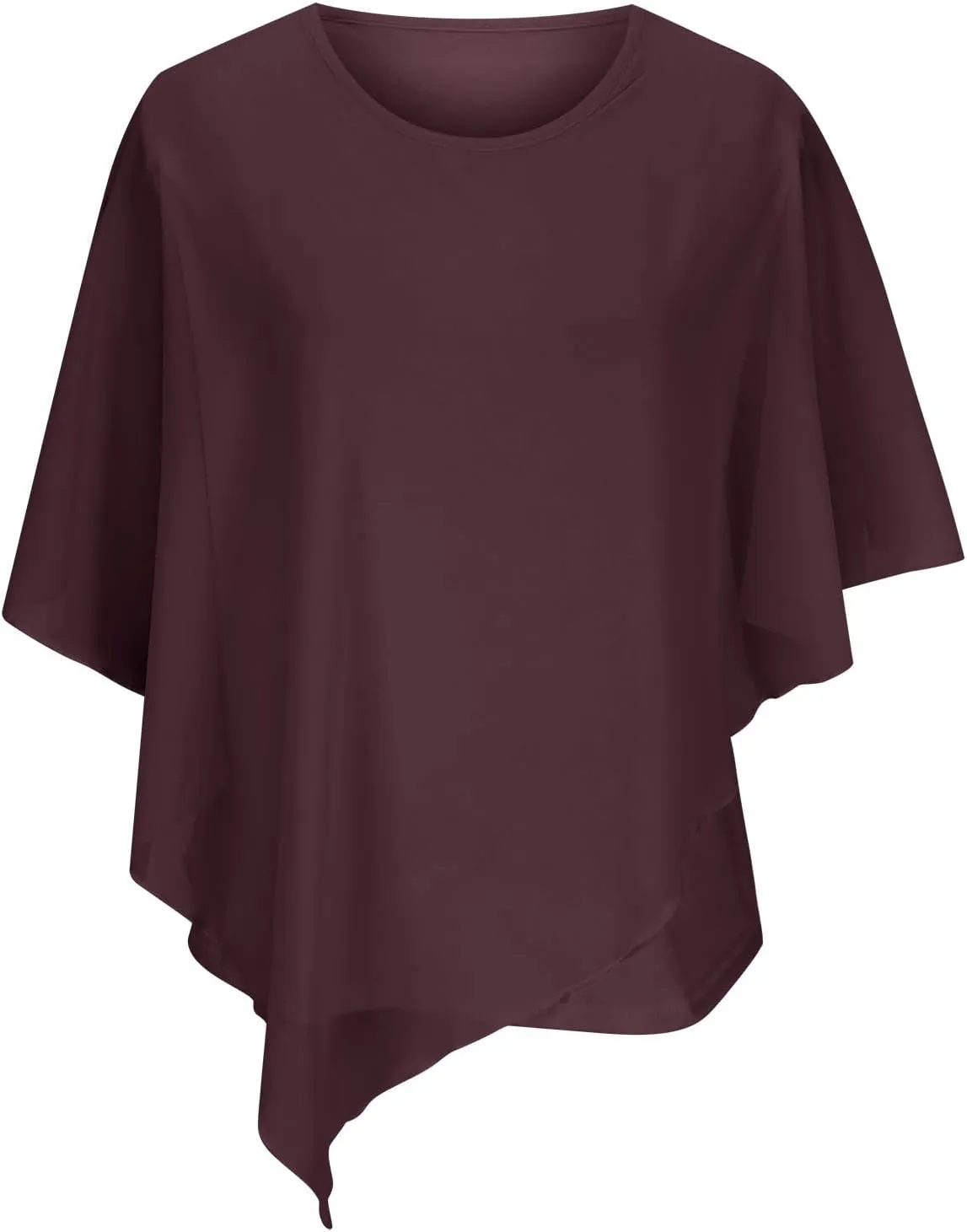 Tshirt Dress Women Plain Short Sleeve Batwing Sleeve Daily Dating Cute Blouses for Women Dressy Casual