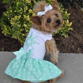 Turquoise Crystal Dress