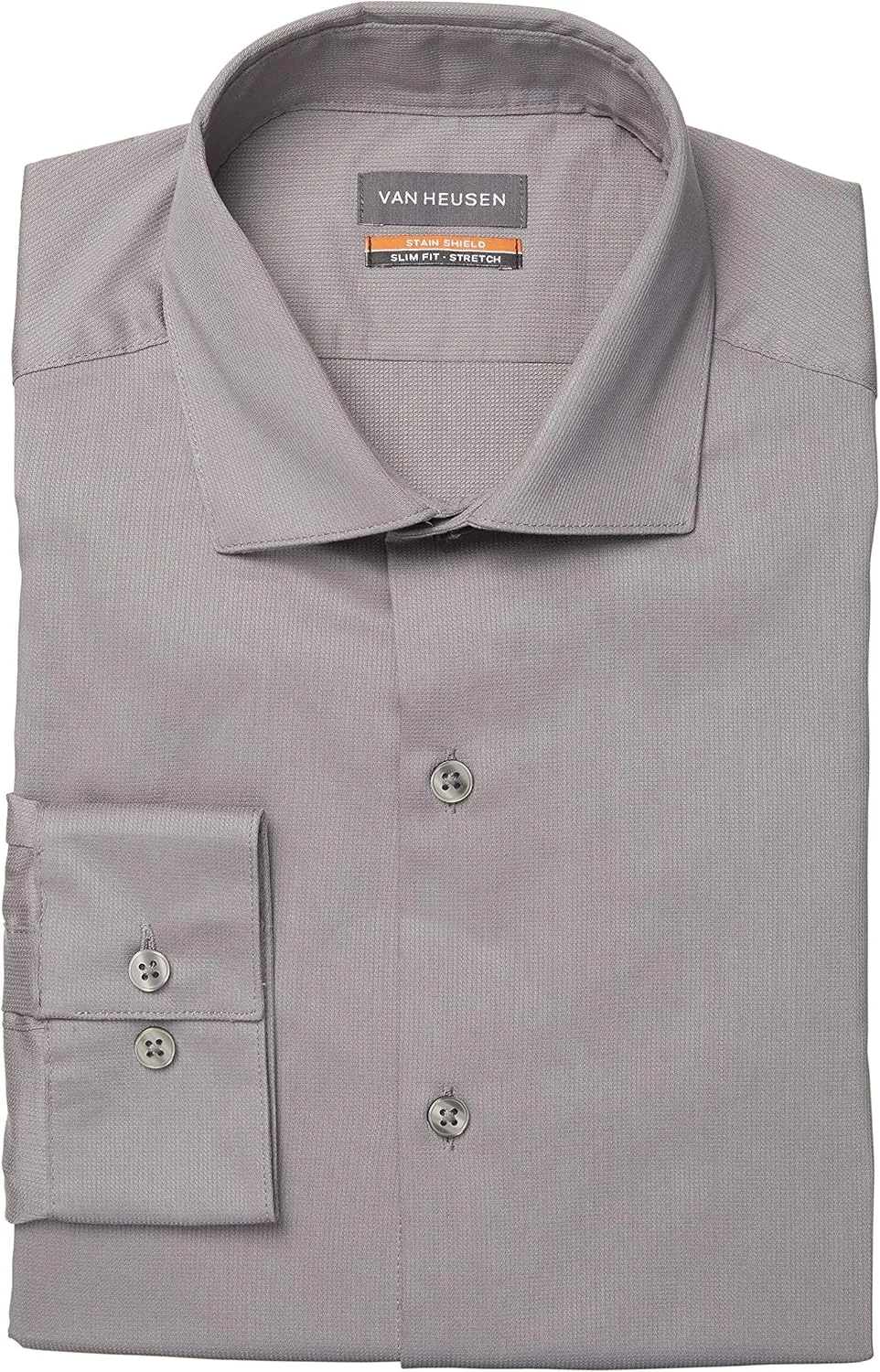 Van Heusen Men's Dress Shirt Slim Fit Stain Shield Stretch