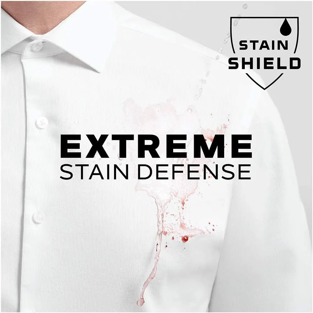 Van Heusen Men's Dress Shirt Slim Fit Stain Shield Stretch
