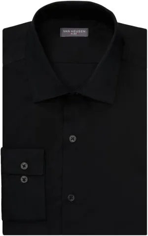 Van Heusen Men's Dress Shirt Slim Fit Ultra Wrinkle Free Flex Collar Stretch