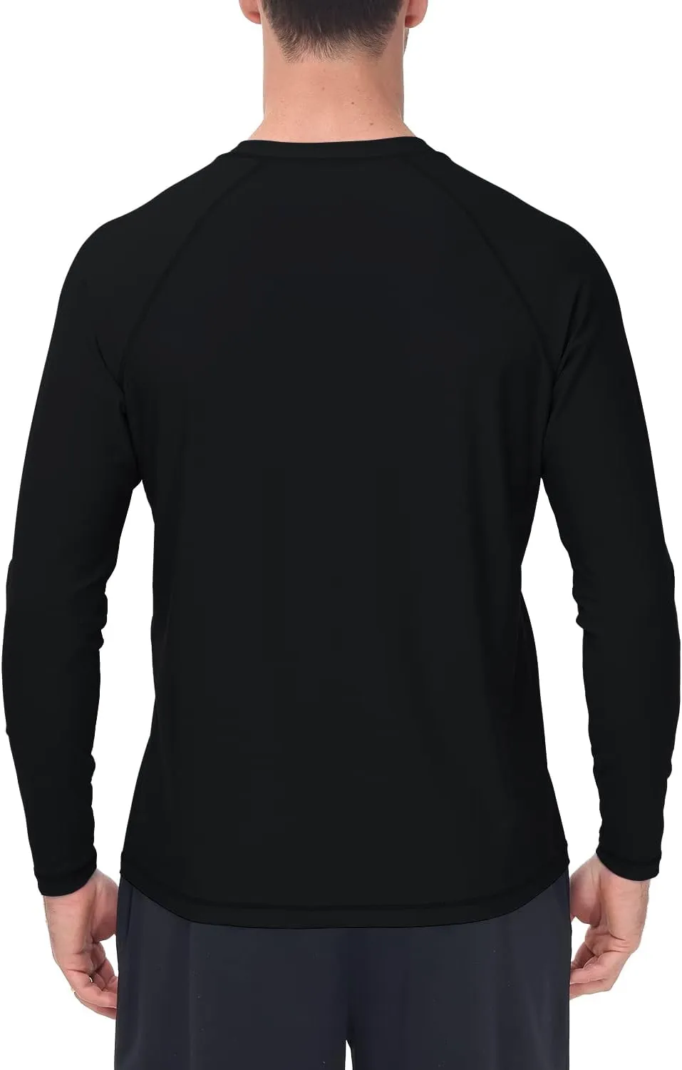 VAYAGER Men's Swim Shirts Rash Guard UPF 50  Quick Dry T-Shirt Loose Fit Water Surfing T Shirts