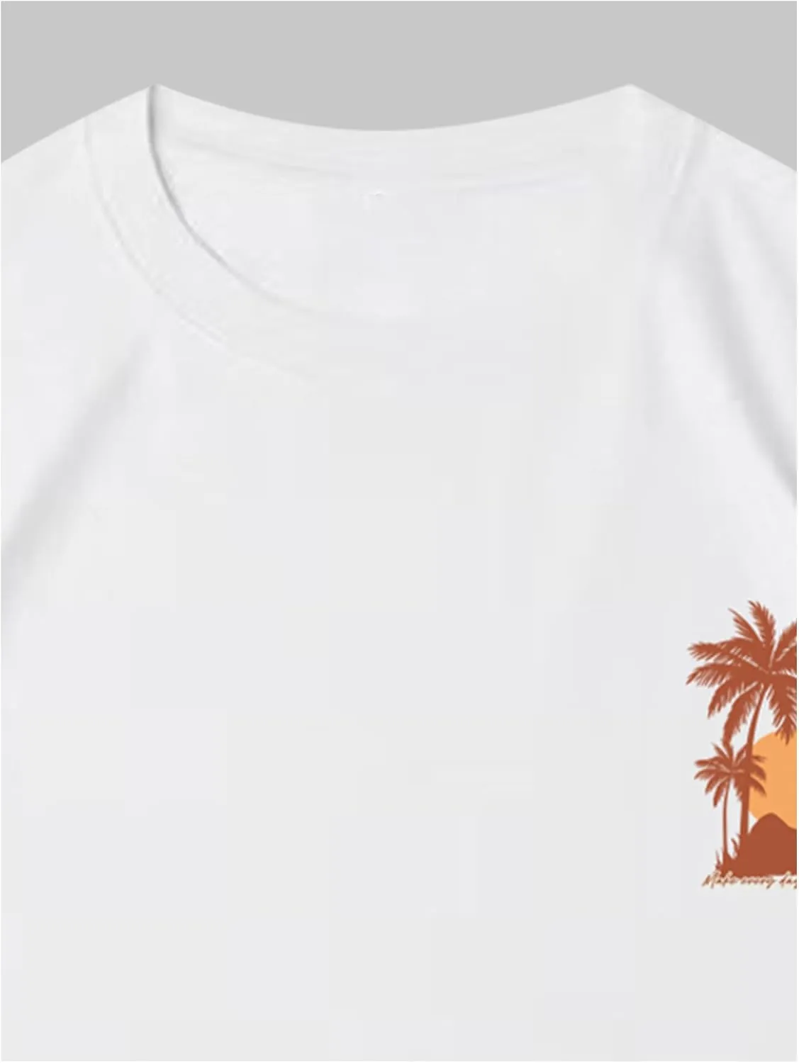 Verdusa Women's Vintage Graphic Tees Round Neck Drop Shoulder Holiday Oversized Tshirts