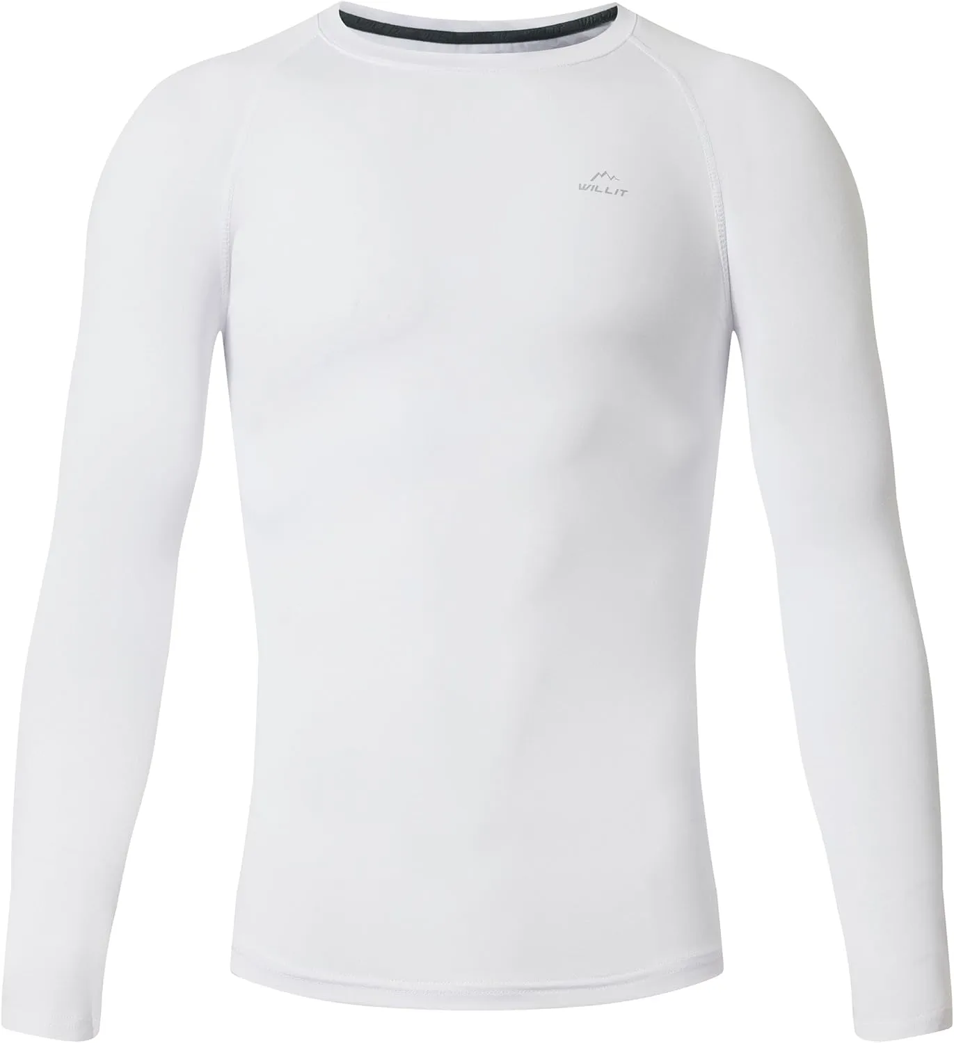 Willit Boys' Compression Shirts Youth Long Sleeve Football Undershirts Kids Quick Dry Baseball Baselayer