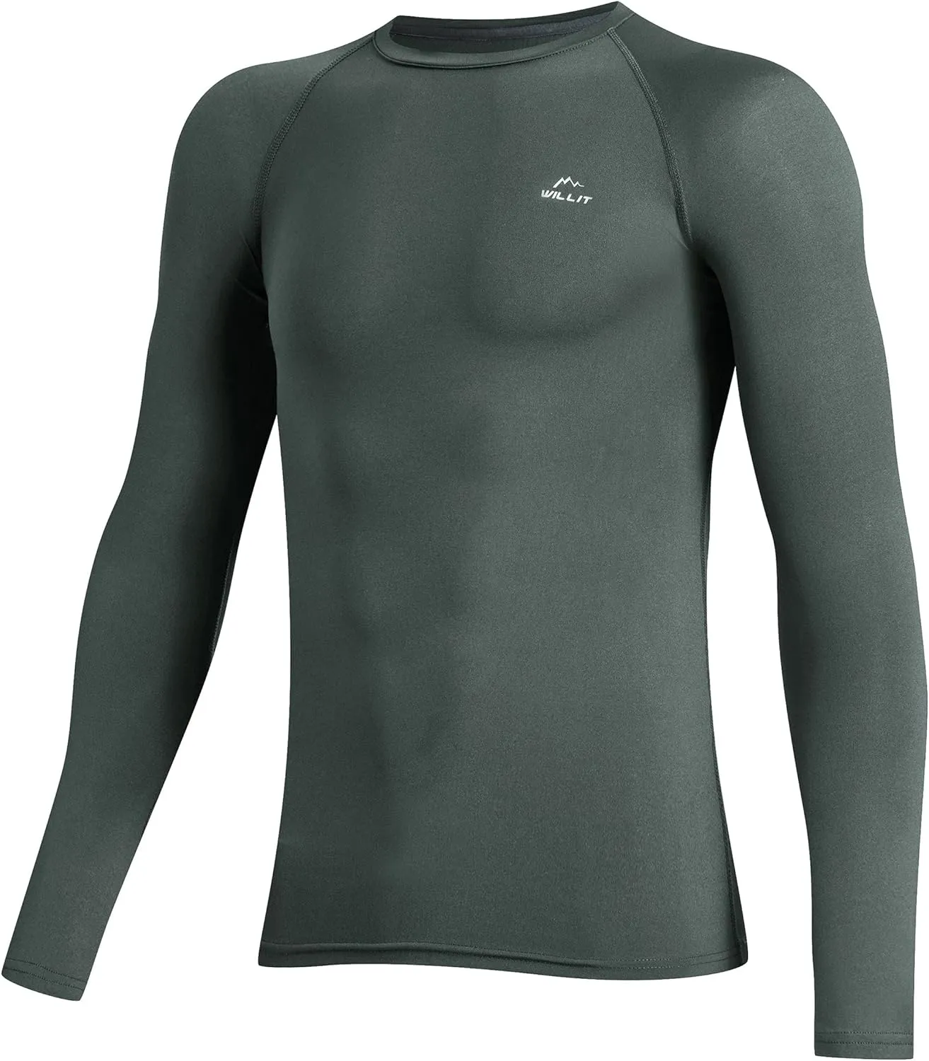Willit Boys' Compression Shirts Youth Long Sleeve Football Undershirts Kids Quick Dry Baseball Baselayer