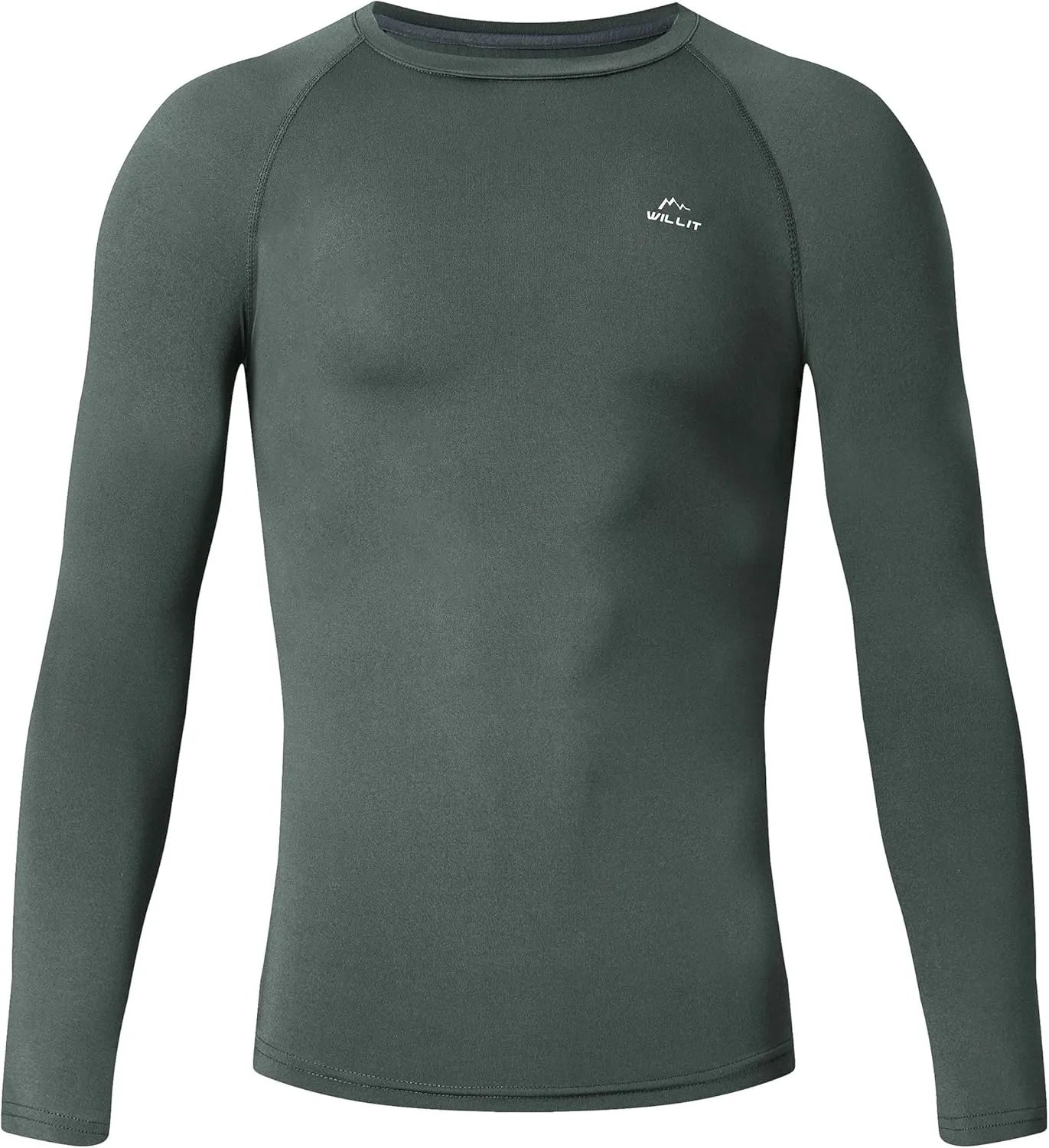 Willit Boys' Compression Shirts Youth Long Sleeve Football Undershirts Kids Quick Dry Baseball Baselayer