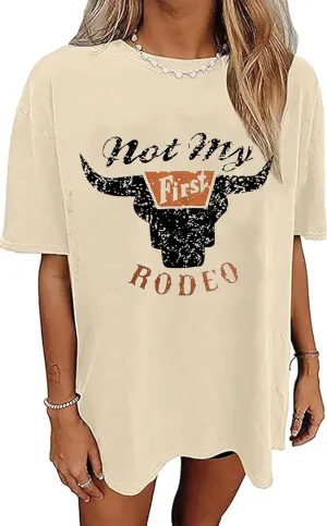 Womens Oversized Tshirt Graphic Tees Summer Casual Short Sleeves Tops Beach Vacation Clothes