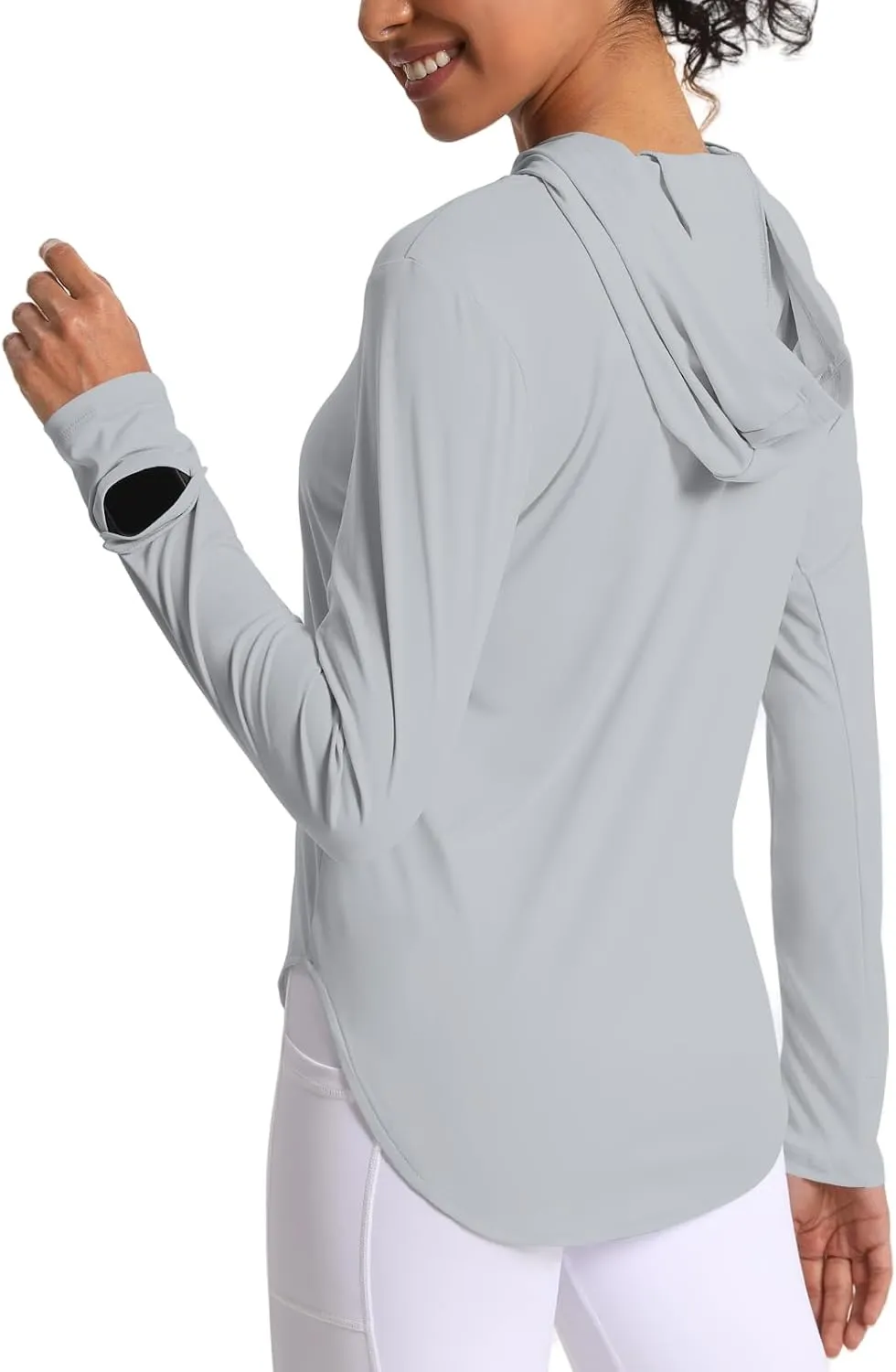 Women's Sun Shirt Hoodie Rash Guard Long Sleeve SPF UV Protection T-Shirts UPF 50  Hiking Quick Dry Lightweight