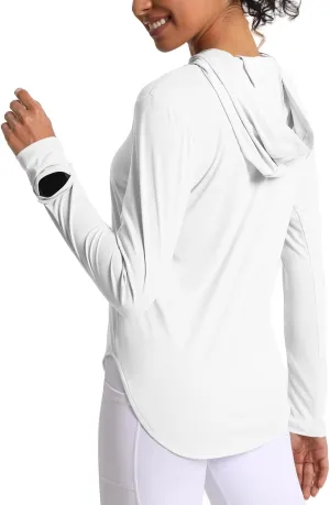 Women's Sun Shirt Hoodie Rash Guard Long Sleeve SPF UV Protection T-Shirts UPF 50  Hiking Quick Dry Lightweight