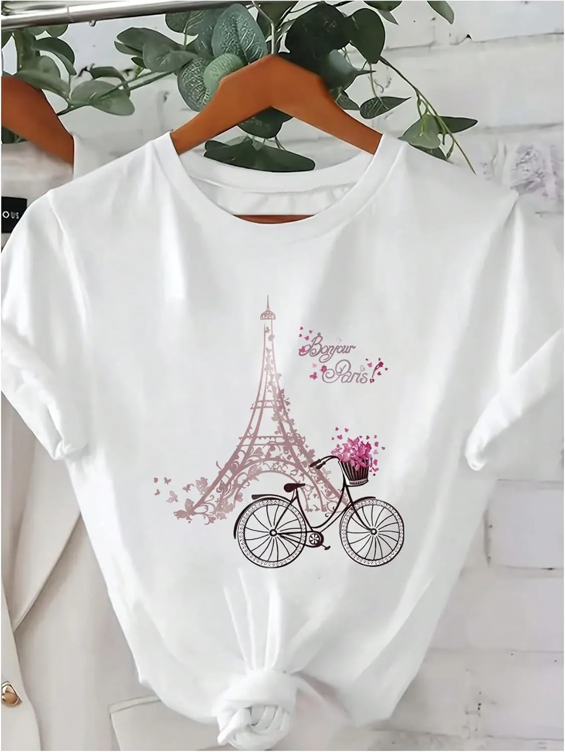 Women's Vintage Graphic Tees Summer Short Sleeve Crewneck T-Shirt Casual Tops