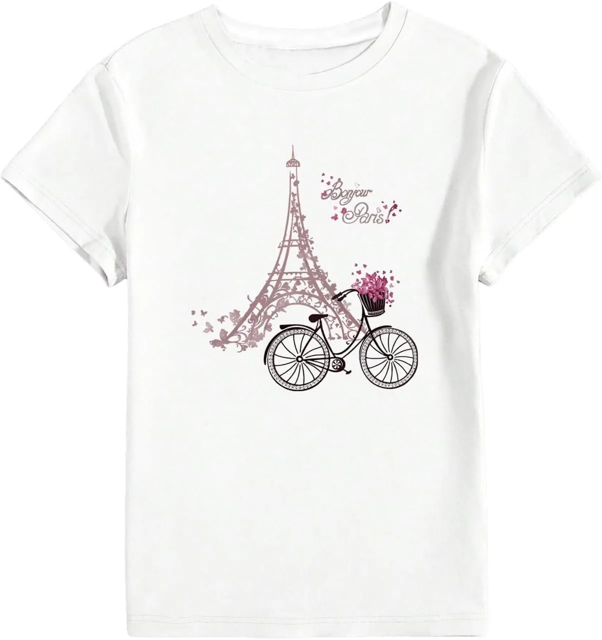 Women's Vintage Graphic Tees Summer Short Sleeve Crewneck T-Shirt Casual Tops