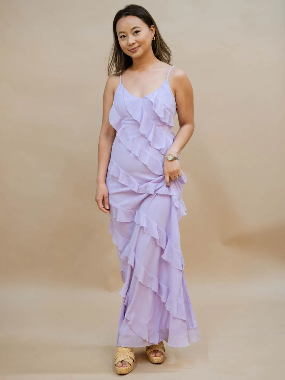 Wren Maxi Dress - Lavender