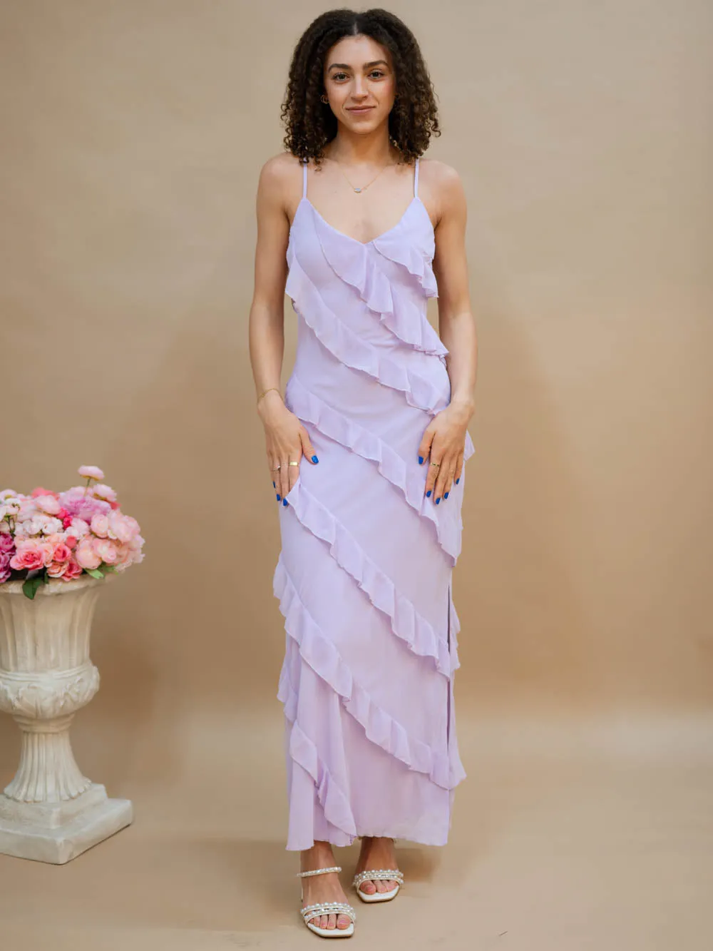 Wren Maxi Dress - Lavender