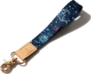 Wristlet Lanyard for Keys Keychain for car Keys Women, Boho Key Chain Straps car Keys Holder Wristlet (Moon)